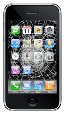 écran cassé iphone 3